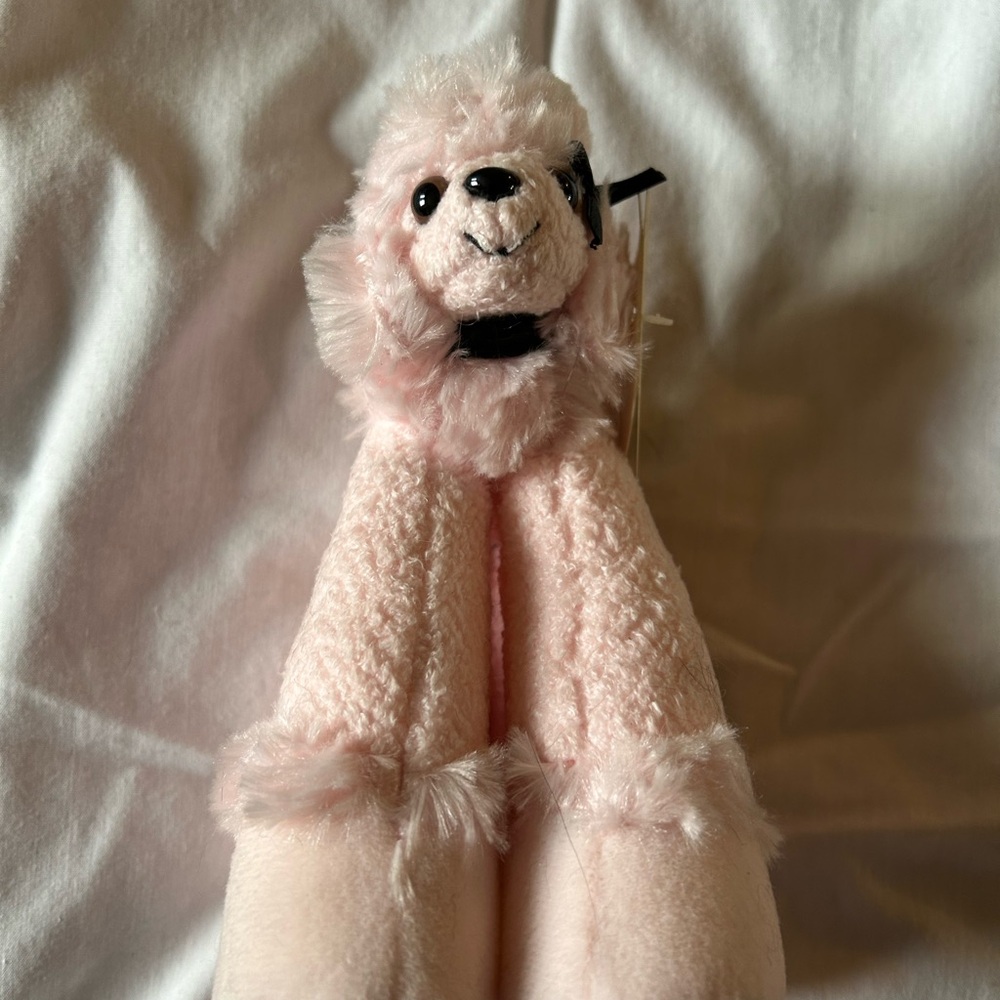 ‘Bestever’ Pink Poodle ‘funny feet’  Plush Toy